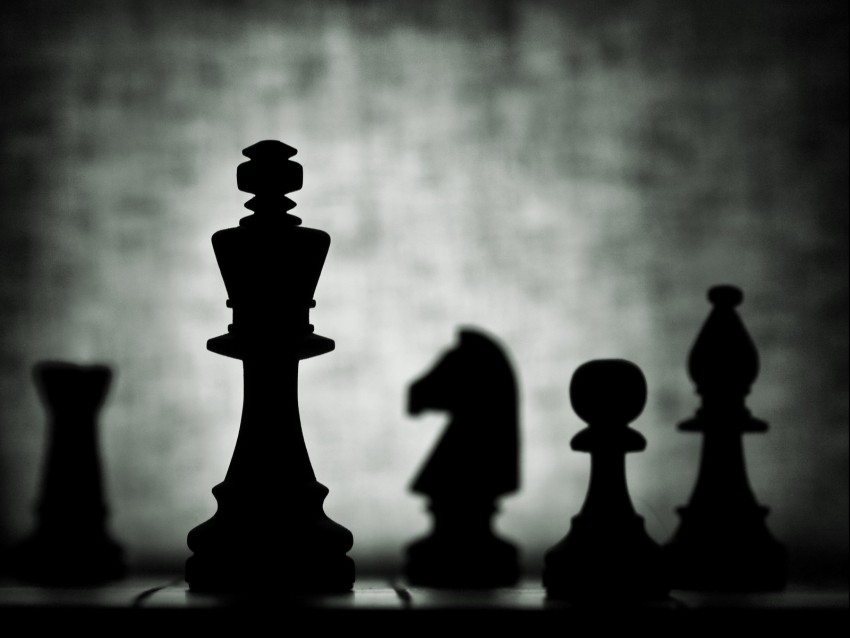 chess, figures, dark, game, king