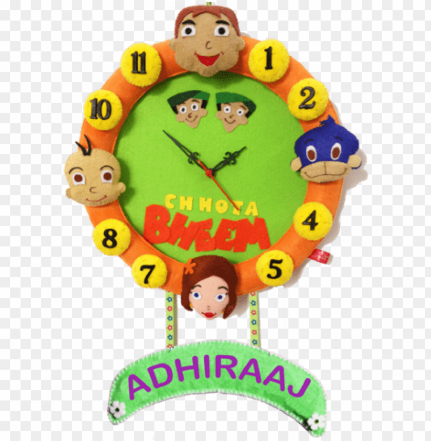 chota bheem, broken brick wall, wall, hole in wall, digital clock, clock