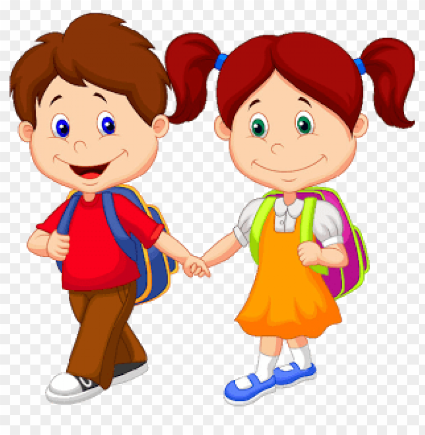 children, school, kids, friendship, backpacks, outdoor, fun