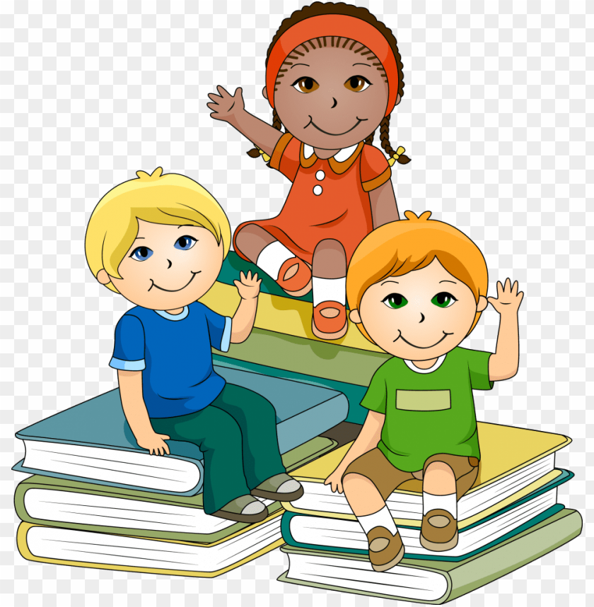 children, friendship, reading, books, playful, learning, education