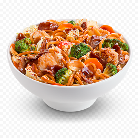 Chinese Chow Mein Noodles Plate With Vegetables Hd PNG Transparent Background