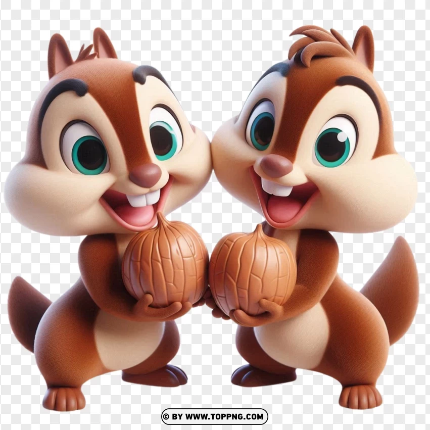 Chip and Dale, cartoon chipmunks, Disney characters,Chip and Dale adventures, Chip and Dale images, Chip and Dale PNG, Chip and Dale stickers