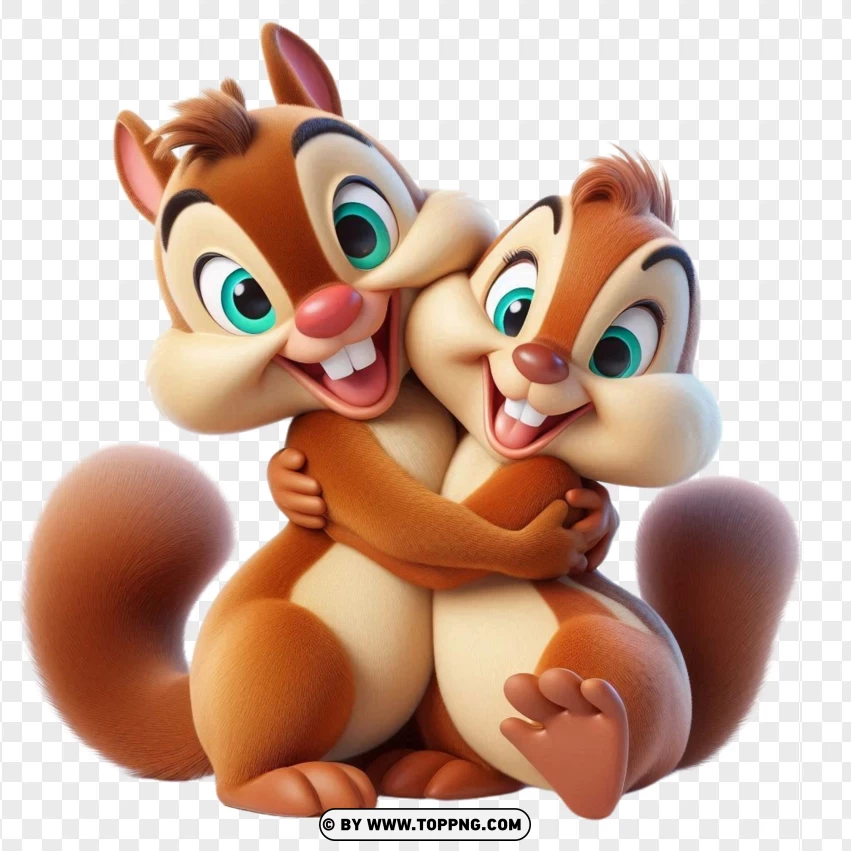 Chip and Dale, Character ,  Disney,Dale, Chip, Cartoon ,  Illustration 