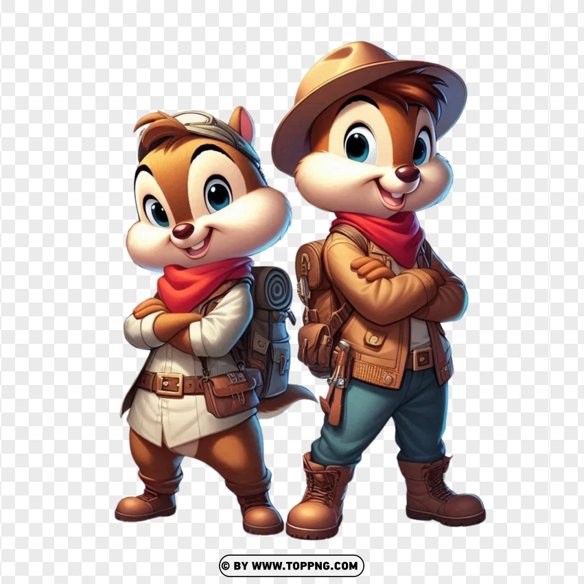 Chip and Dale, cartoon chipmunks, Disney characters,Chip and Dale adventures, Chip and Dale images, Chip and Dale PNG, Chip and Dale stickers