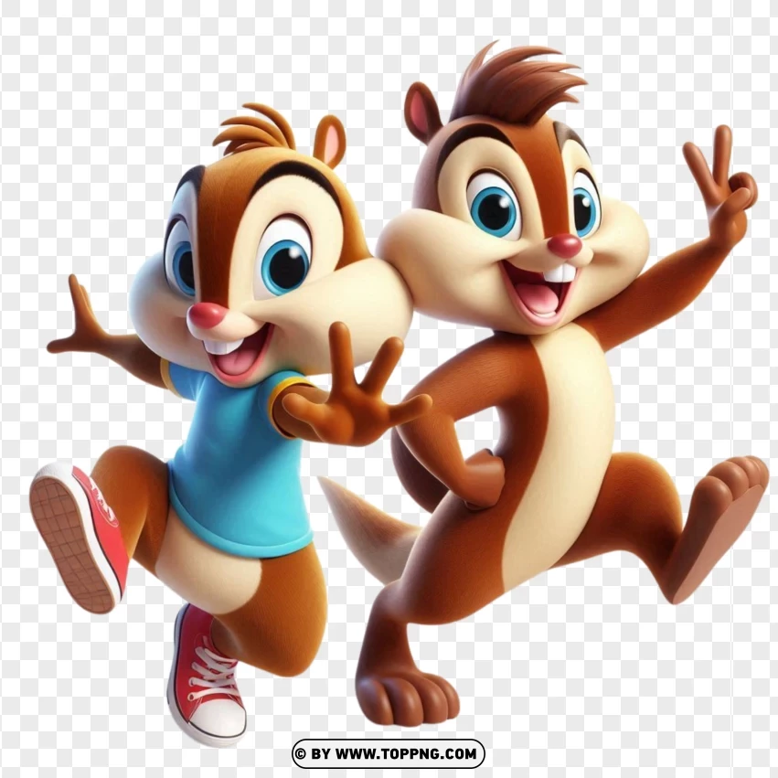 Chip And Dale ,  Character ,  Disney,Cartoon ,  Illustration ,  Isolated ,  Fictional Character 