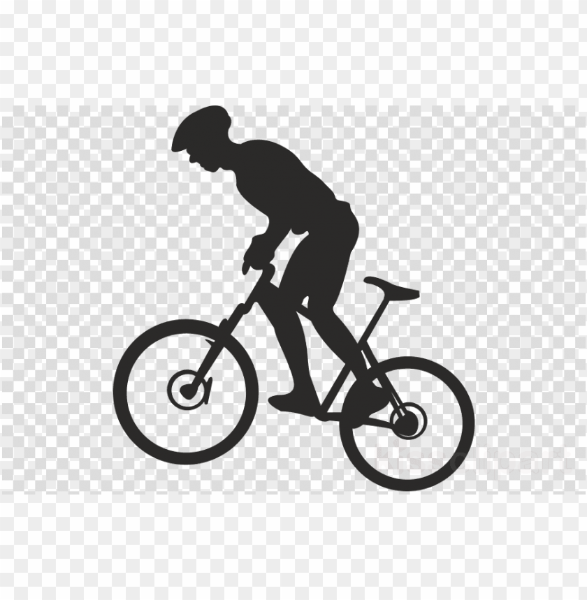 Ciclismo De Monta&ntilde;a Vector PNG Transparent Background