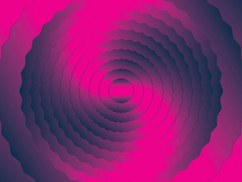 Circles Gleam Pink Bright Abstraction Background