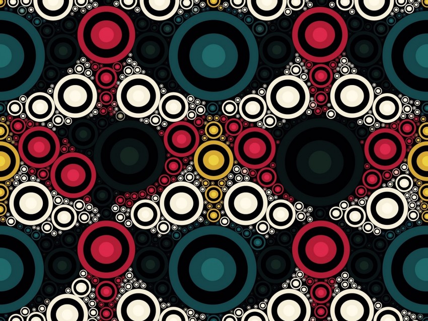 circles, patterns, colorful, pattern, shapes