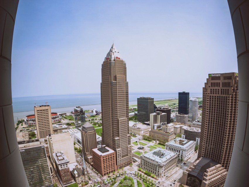 city, aerial view, buildings, architecture, view, overview