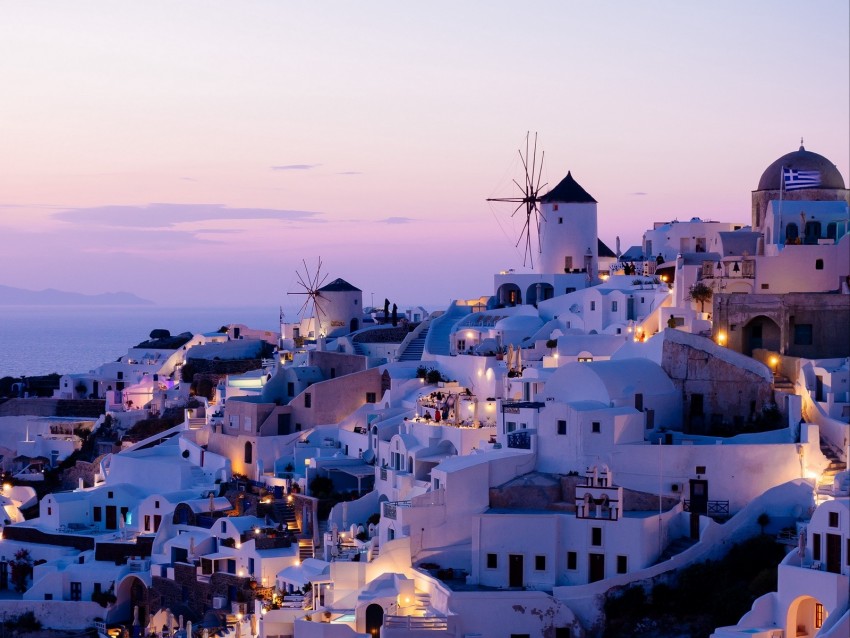 city, resort, architecture, buildings, oia, greece