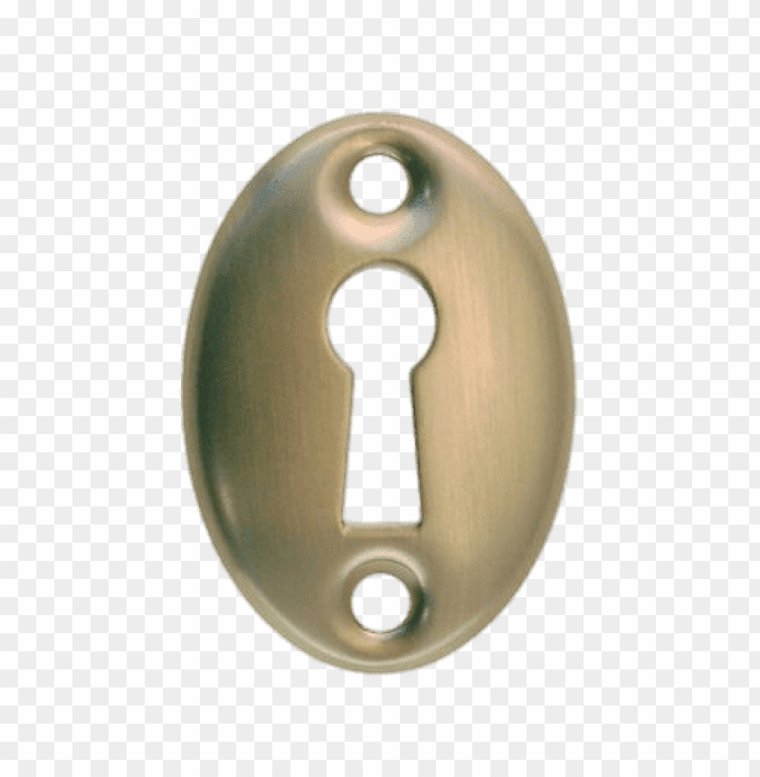 miscellaneous, keyholes, classic brass keyhole, 