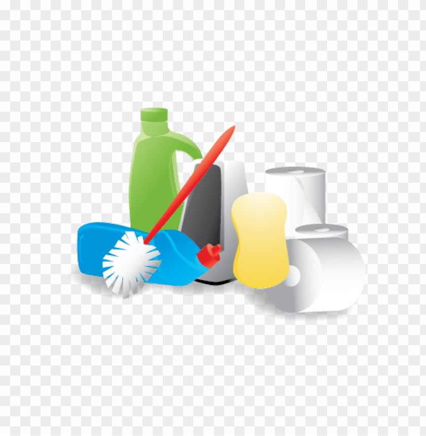 cleaning supplies, household cleaners, sponges, paper towels, detergent bottles, scrub brushes, cleaning tools