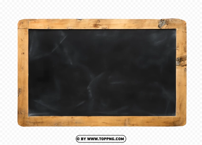 Clear Hd Wooden Chalkboard PNG Transparent Background