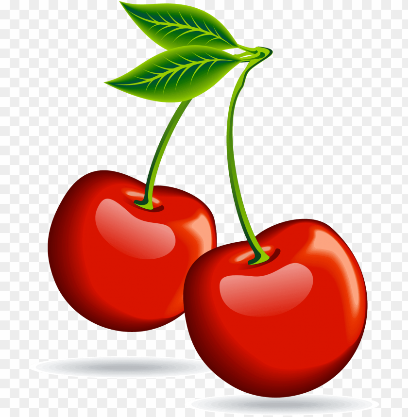 cherry, red fruit, fresh cherries, sweet cherries, fruit with leaves, nature, organic produce