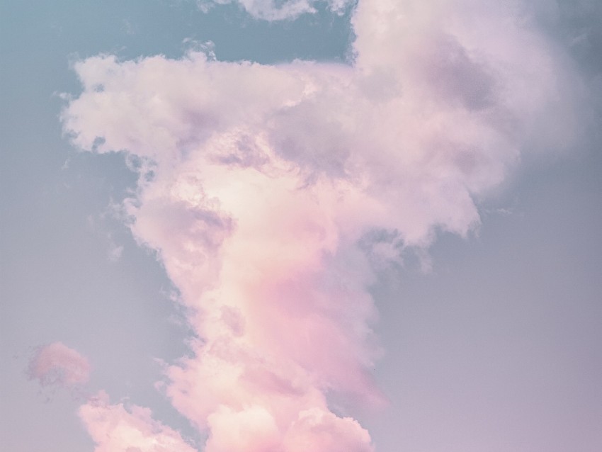 Clouds Porous Sky Pastel Background