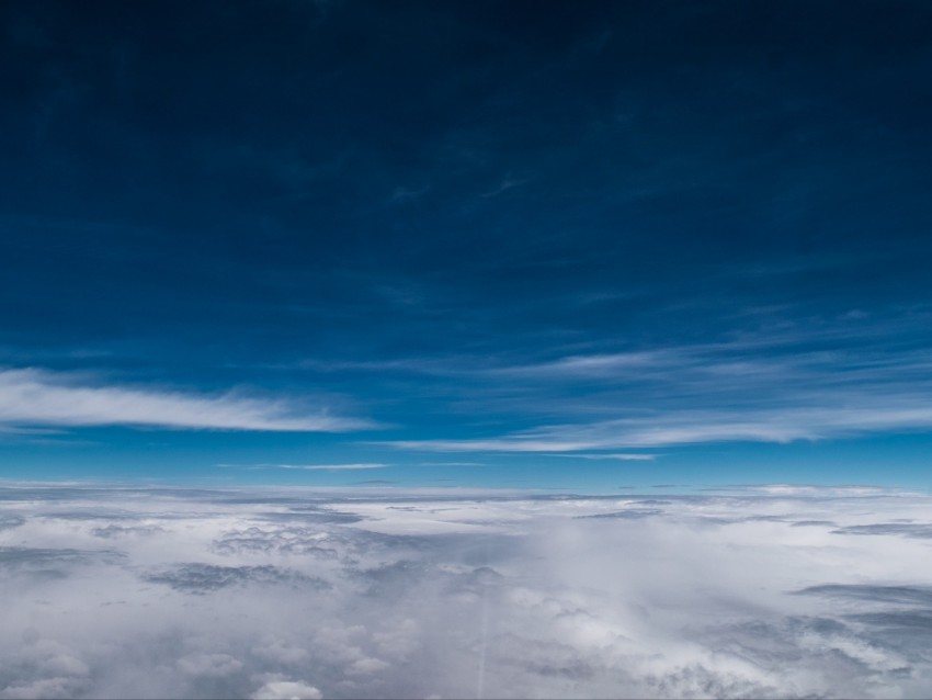 Clouds Sky Atmosphere Height Background