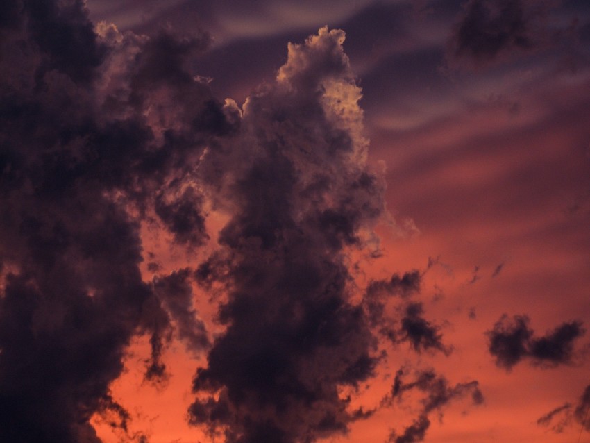 clouds, sky, night, dark, porous