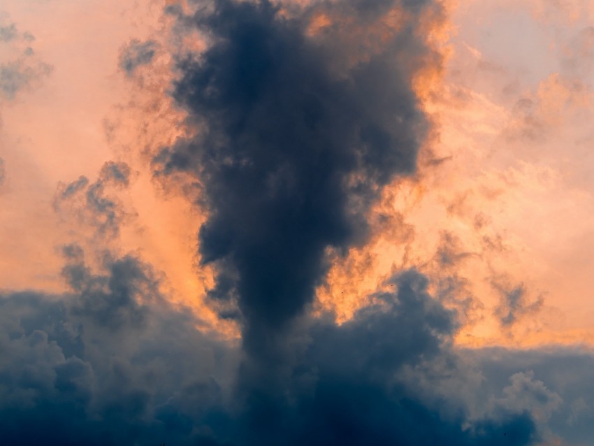 Clouds Sky Porous Gradient Cloudy Background