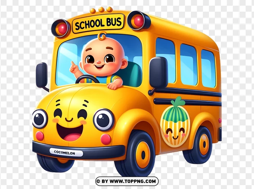 cocomelon, school, bus, cartoon, baby,kids