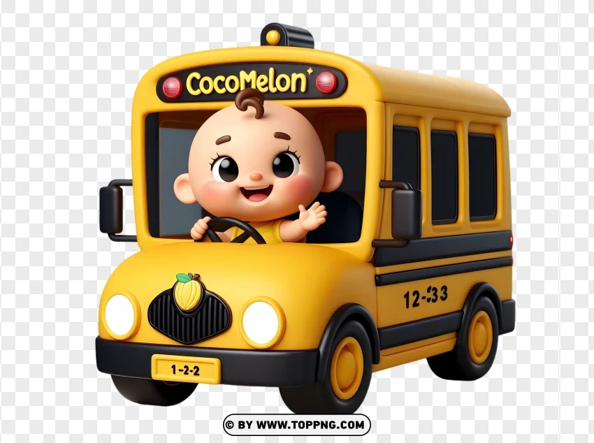 cocomelon, school, bus, cartoon, baby,kids