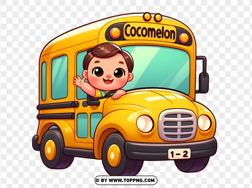 cocomelon, school, bus, cartoon, baby,kids