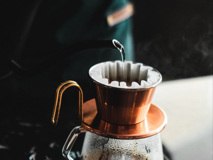 coffee, kettle, filter, drink