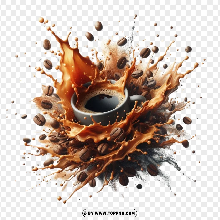 coffee, splash, drink, explosion