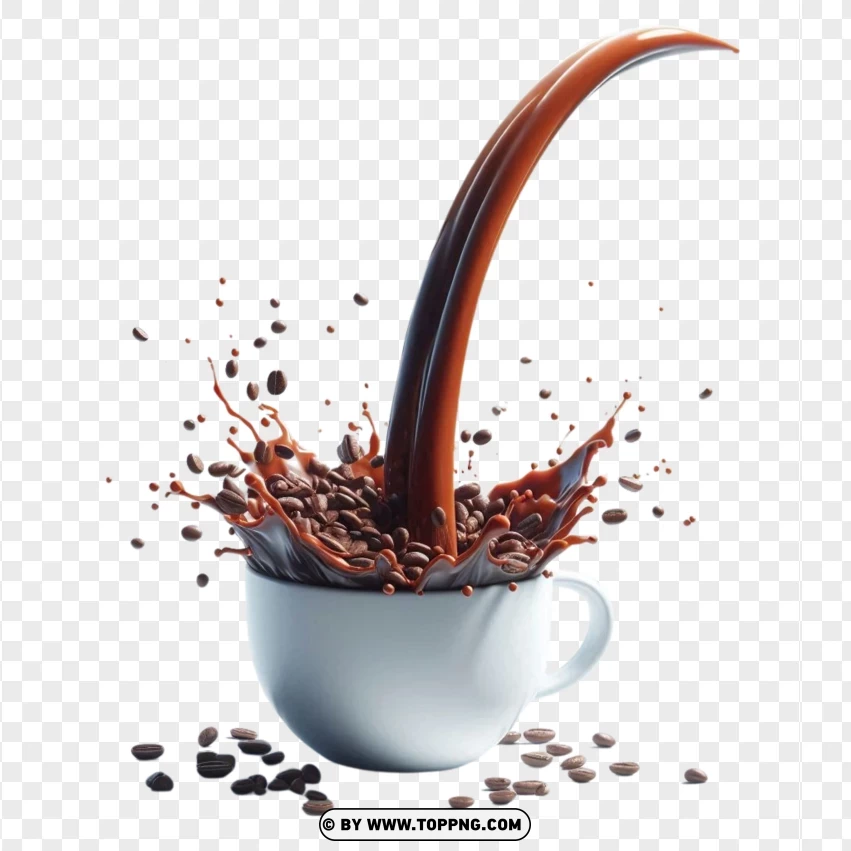 coffee splash, coffee cup, dynamic coffee,Dynamic, Coffee, Splash, White Mug