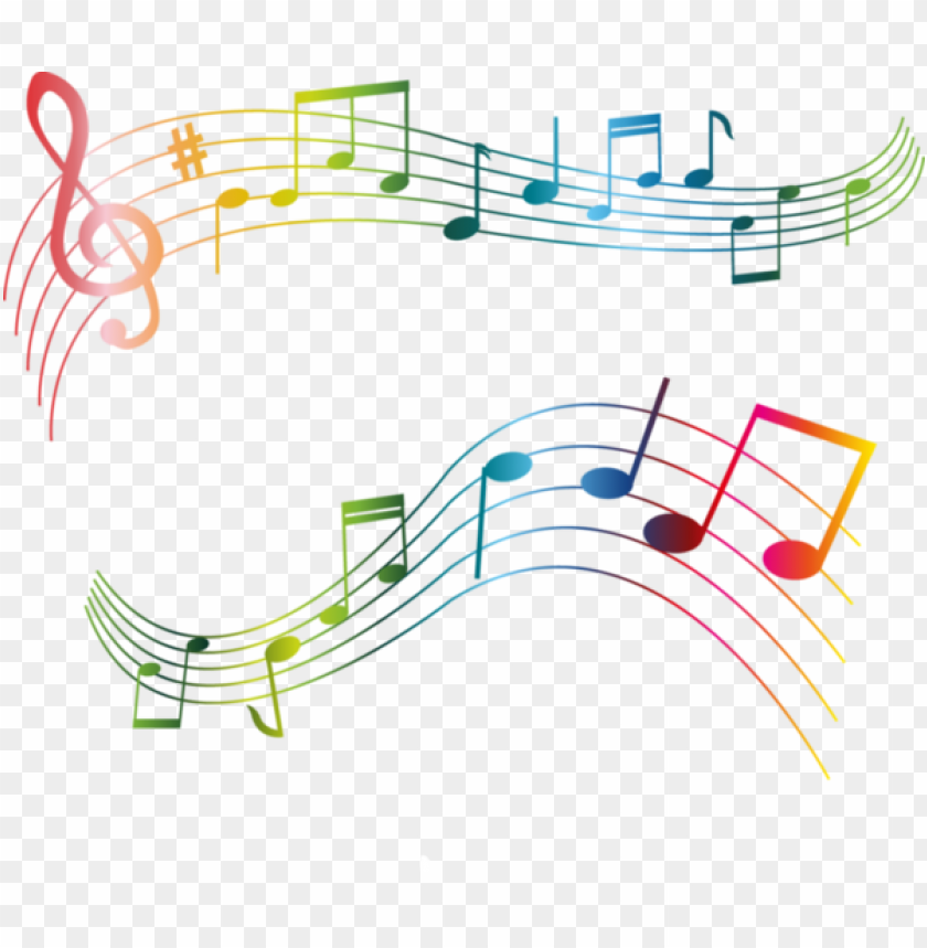 music notes, colorful music, musical symbols, melody art, sound waves, harmony design, decorative notes