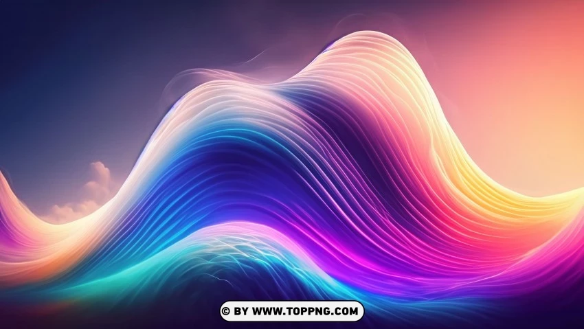 abstract, wave, background, colorful, rainbow, gradient, lines