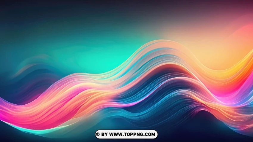 abstract, wave, background, colorful, rainbow, gradient, lines