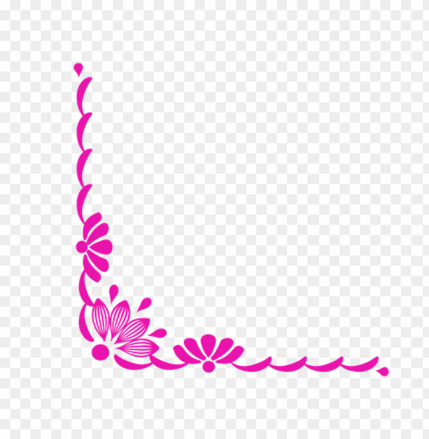 colorful floral corner borders png, color,border,borders,colorful,floral,corner