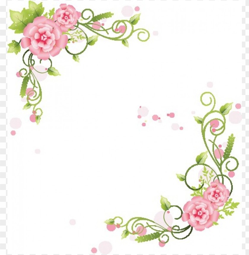 colorful floral corner borders png, color,border,borders,colorful,floral,corner