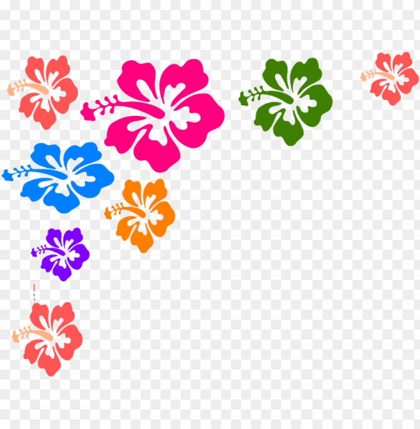 colorful floral corner borders png, floral,border,corner,borders,color,png