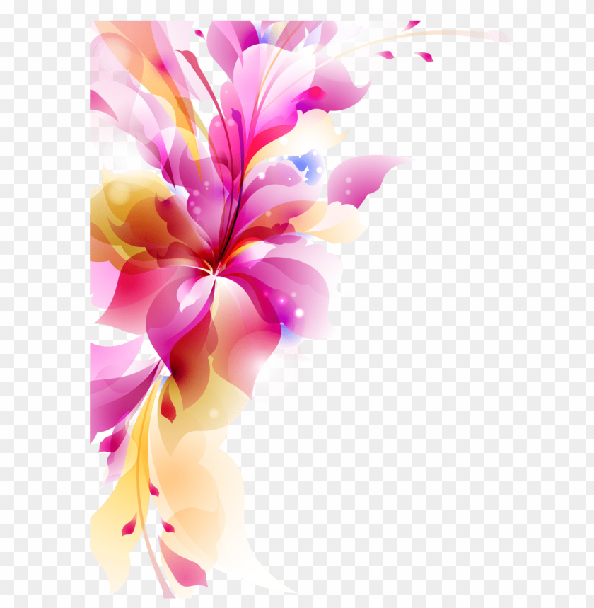 colorful floral design png, png,floral,floraldesign,color,design,colorful