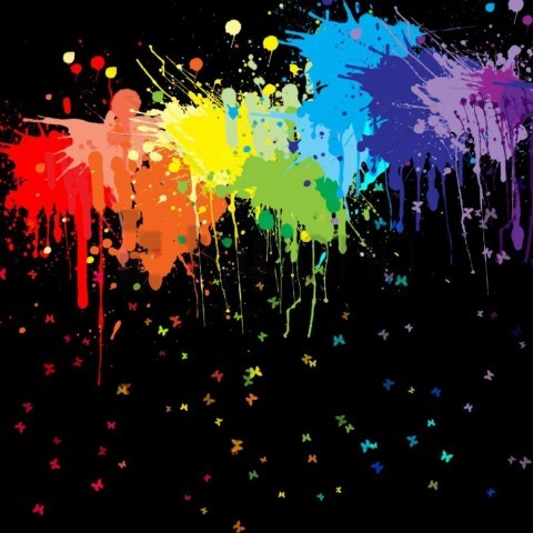 colorful paint splash wallpaper, color,paint,wallpaper,colorful,splash