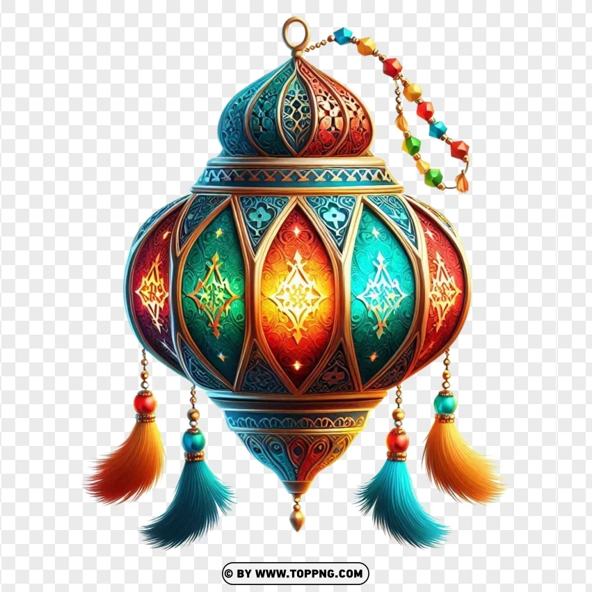 Islamic,Ramadan,colorful Lantern,Fanoos, Crescents, Stars, Decoration