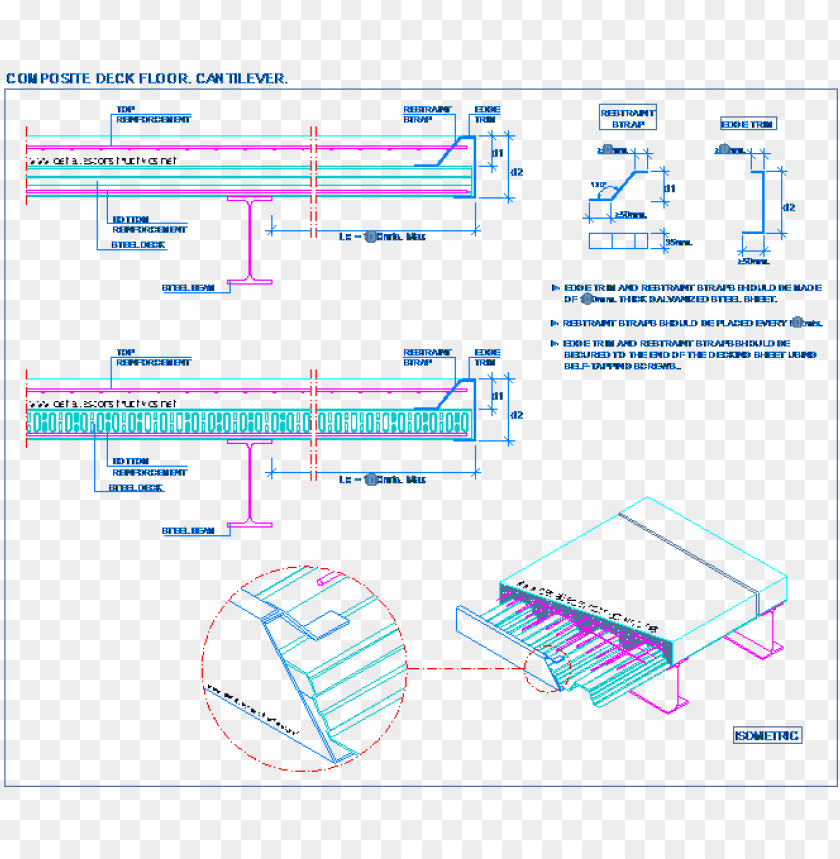 deck, design, metal, cut, wet, nature, construction