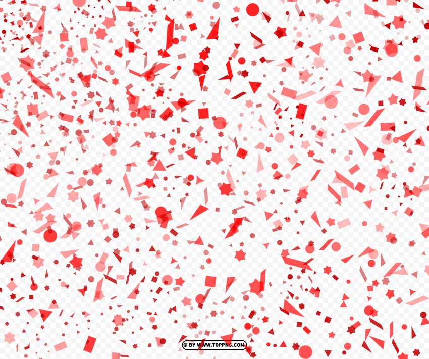 confetti red geometric forms red png , Confetti png,Confetti png transparent,Png confetti,Transparent background confetti png,Transparent confetti png,Party confetti png