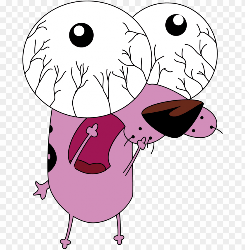 courage the cowardly dog, glowing eyes, camera drawing, skull drawing, black eyes, cute anime eyes