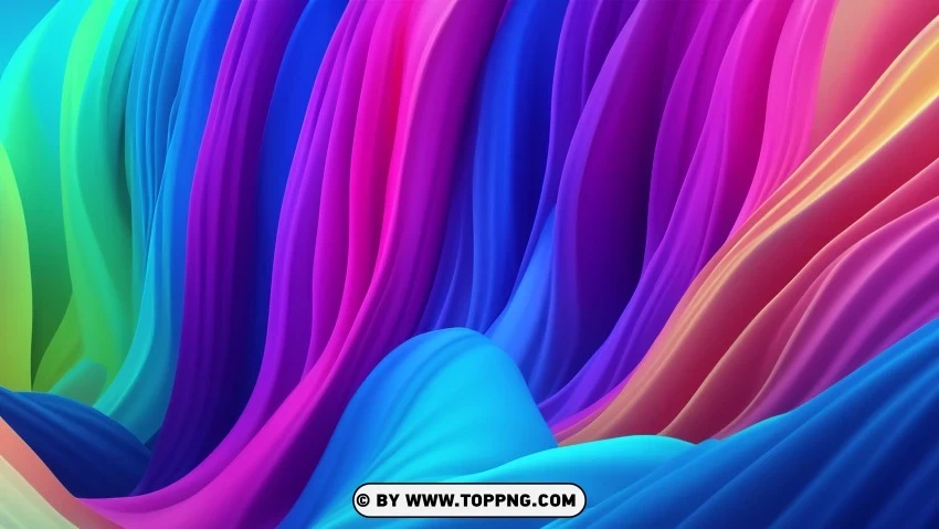 Creative And Artistic Abstracted Spectrum Of Colors 4k Wallpaper PNG Transparent Background