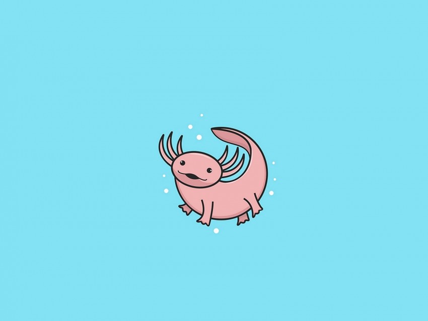 creature, art, vector, minimalism, bubbles