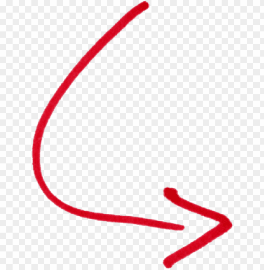 Curve Arrow PNG Transparent Background