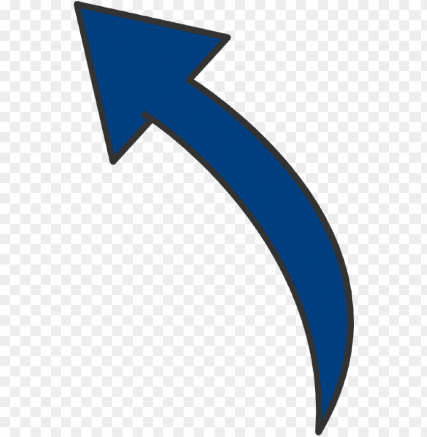 left arrow, curved road, curved line, north arrow, long arrow, arrow clipart