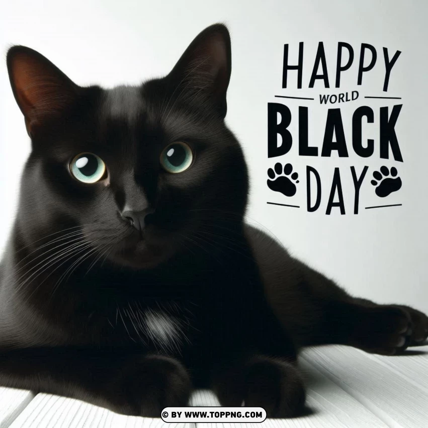 International Black Cat Day , World Black Cat Day , Black Cat,Kitten , Animal , Pet , Fun 