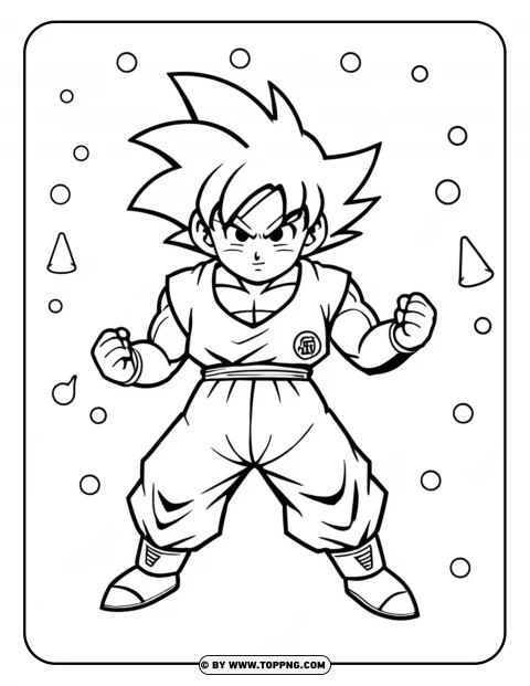 Goku coloring page, Goku character coloring page, Goku cartoon coloring,Goku, cartoon Goku, printable Goku Coloring Page, Goku character coloring pages