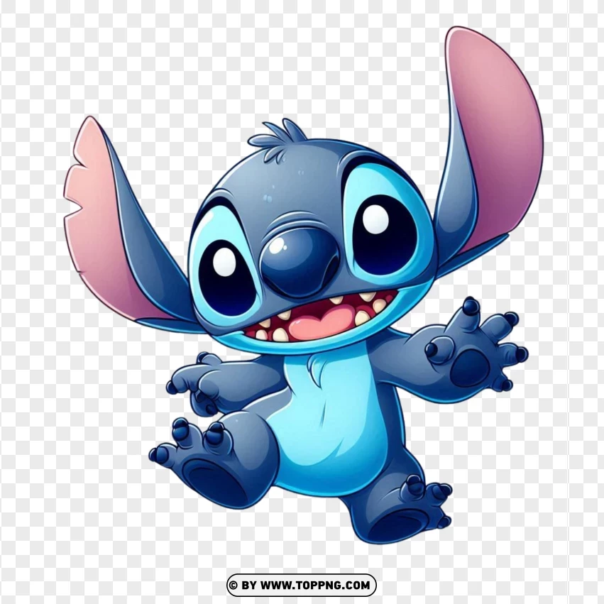 Cute Stitch Tierno PNG Transparent Background