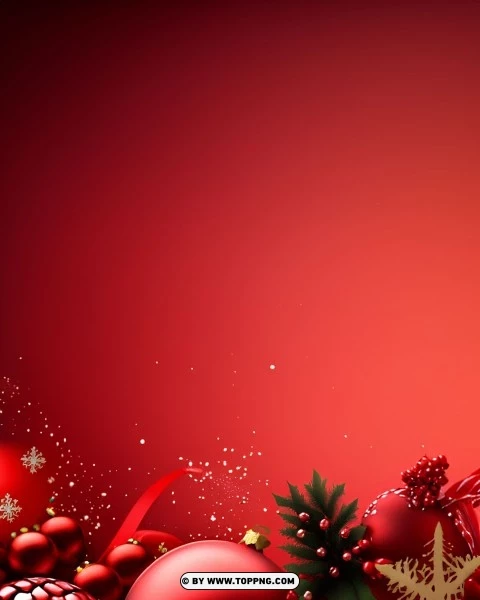 Dark Red Christmas Banner For Your Christmas Blog Post PNG Transparent Background