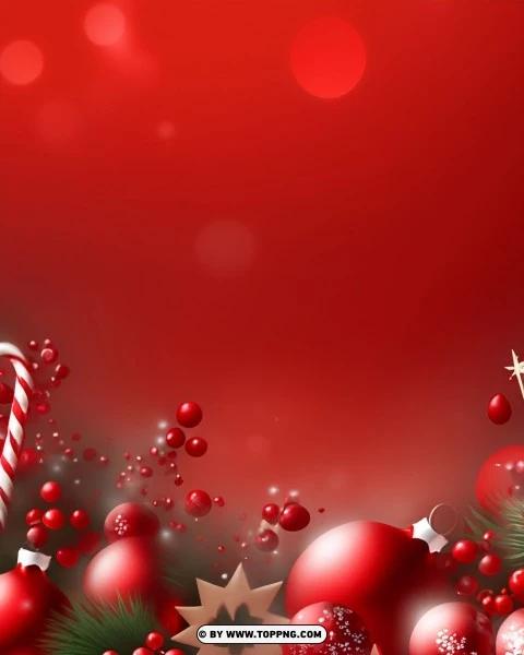 Dark Red Christmas Banner For Your Christmas Email PNG Transparent Background