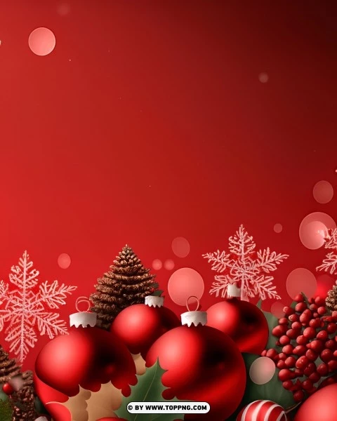 Dark Red Christmas Banner For Your Christmas Holiday Campaign PNG Transparent Background